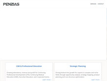Tablet Screenshot of penzias.com
